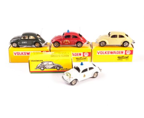 Metosul No.5 Volkswagen, eight examples, GNR (2), Traffic Police (4), Fire Service, plain light green, in original boxes, VG-