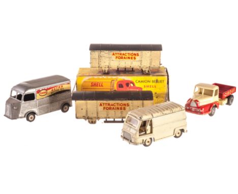 French Diecast, CIJ Camion Berliet Shell, in original box, Renault Estafette, Chrysler Windsor, Rovin, JRD Citroën 1200 K ‘Es