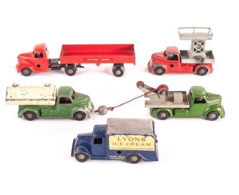 Chad Valley Wee-kin Toy Commercials: Lyons Guy Van, Milk Tanker, Breakdown Truck, Street Lamp Maintenance Vehicle and Commer 