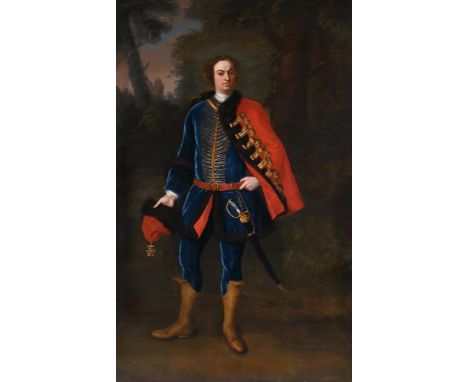 ATTRIBUTED TO MICHAEL DAHL (SWEDISH CIRCA 1659 - 1743) THE HONOURABLE JOHN SPENCER CIRCA 1732 Oil on canvas Inscribed (lower 