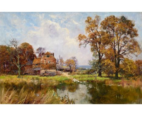 HENRY JOHN YEEND KING (BRITISH 1855-1924) THE OLD MILL Oil on canvas Signed (lower right) 59 x 90cm (23 x 35¼ in.)Provenance: