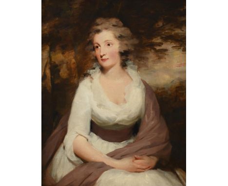 HENRY RAEBURN (BRITISH 1756-1823) PORTRAIT OF LADY RAMSAY OF BALMAIN Oil on canvas 88 x 68cm (34½ x 26¾ in.)  Provenance: By 