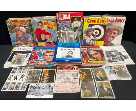 Books &amp; Ephemera - Fans Star Library No 2 Elvis Presley, others 10, 13, 17, 22, 26, 30, 33 Gene Autry British edition Com
