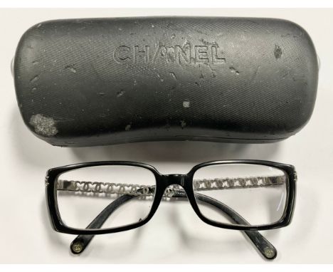 A pair of Chanel reading glasses, 2.5, original case