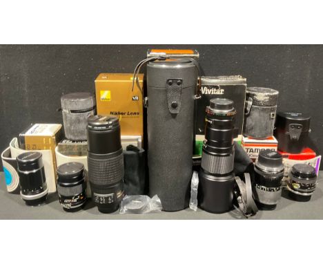 Camera Accessories - lenses, a Nikon Nikkor AF-S (ED) VR Zoom lens, 70-300mm, f/4.5-5.6G IF-ED, serial number 2453810, soft p