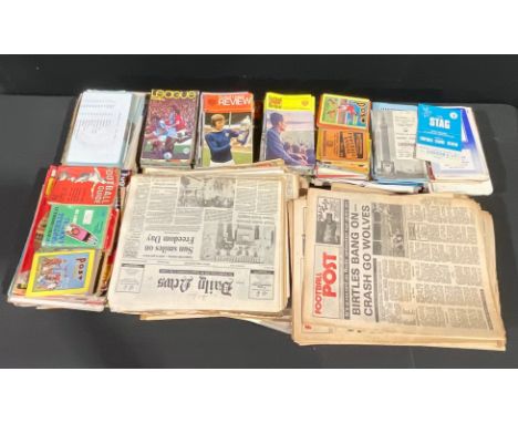 Sport, Football - a quantity of programmes, 1950's and later, including Manchester City, Arsenal, Everton, Blackburn Rovers, 