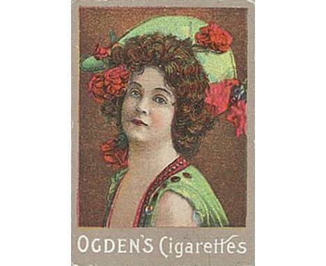 OGDENS, Miniature Playing Cards, actresses (71) & beauties, some creasing, P to G, 130*