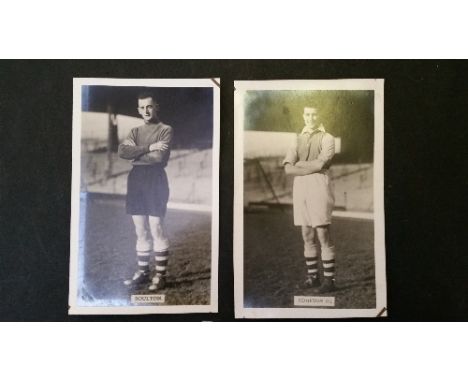 FOOTBALL, Arsenal, RP p/c, 1930s players, inc. Drake, D & L Compton, Boulton, Siddy etc., by Lambert Jackson (purple cachet s