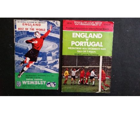 FOOTBALL, programmes, 1960s onwards, big matches, inc. FAC Finals, Liverpool v Leeds 1965, Arsenal v Chelsea 2002; Charity Sh