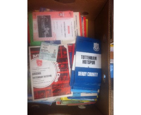 FOOTBALL, selection, mainly 1960's-70's, inc. programmes, Arsenal, Spurs, West Ham, Chelsea (some near complete seasons), Man