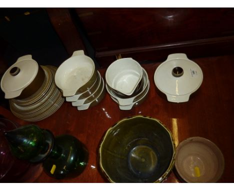 A quantity of Poole pottery dinnerware 