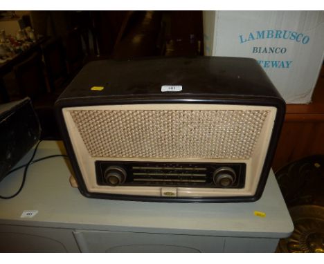 A Bakelite cased radio - sold as collector's item