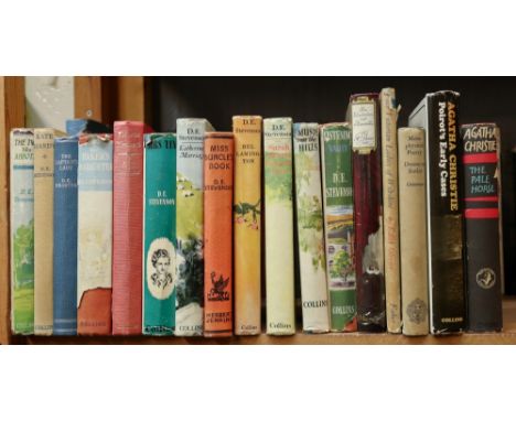 Works of Georgette Heyer, D E Stevenson, Nevil Shute and others, many first editions and many in dust jackets, Agatha Christi