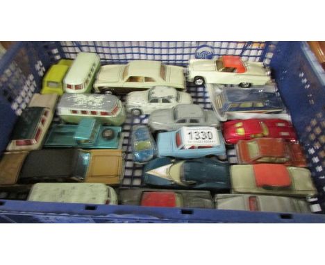 A good selection of Corgi vehicles including Jaguar, Ford, Rover etc.,