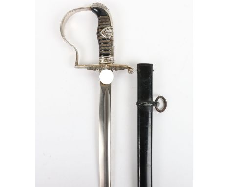 WW2 German Army / Waffen-SS Officers Prinz Eugen Pattern Dress Sword by Carl Eickhorn, Solingen, good example with wire to th