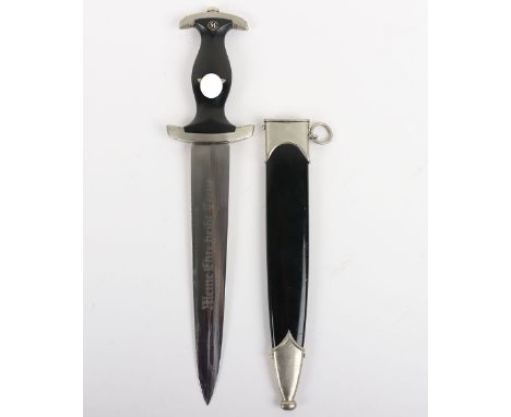 Rare Third Reich SS (Schutzstaffel) Dress Dagger by Ed Gembruch, Solingen, superb near mint condition example of a model 33 e