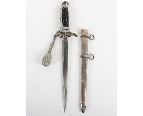 Rare Third Reich Railways (Bahnschutz) Officers 2nd Model Dress Dagger by Carl Eickhorn, Solingen, fine example with black ce