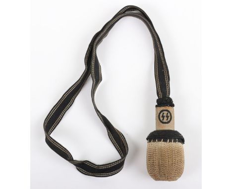 Rare Third Reich SS (Schutzstaffel) NCO’s Sword Portepee / Knot, fine and hard to find original sword knot for the SS NCO’s p