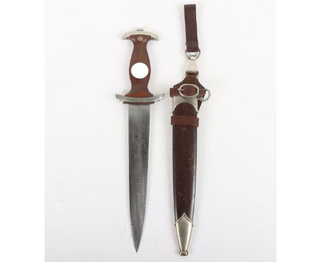 Rare Third Reich SA (Sturmabteilung) Dagger with ‘Christmas’ Pattern Motto to Blade by Carl Eickhorn, Solingen, fine example 