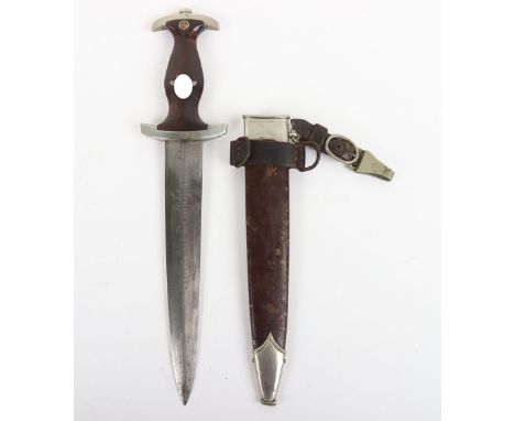 Rare Third Reich SA (Sturmabteilung) Dagger with Full Ernst Röhm Dedication by C Linder, Solingen Merscheid, untouched as fou