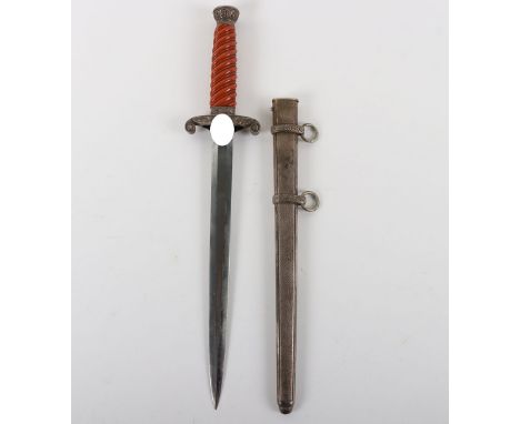 WW2 German Army Officers Dagger by Ernst Pack & Sohne with Personalised Initials to the Cross Guard, fine untouched example w