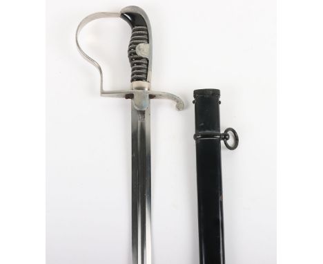 Unusual Third Reich Other Ranks / NCO’s Sword for Luftwaffe by Carl Eickhorn, Solingen, an interesting example being a standa