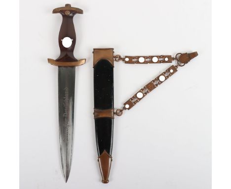 Rare Third Reich NSKK Marine Officers Chained Dress Dagger, super and rare example of a later type NSKK marine leaders (NSKK-