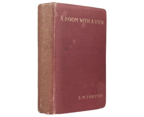 Forster (E. M.). A Room With a View, 1st edition, London: Edward Arnold, 1908, 8 pp. advertisements at rear, some light tonin