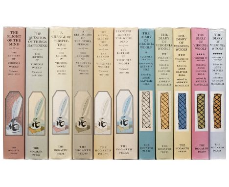 Woolf (Virginia). The Letters of Virginia Woolf, edited by Nigel Nicolson, 6 volumes/The Diary of Virginia Woolf, edited by A