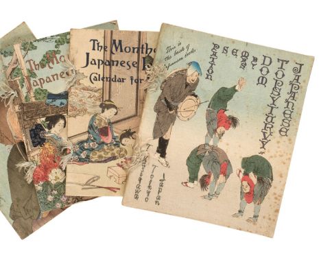 Takejiro Hasegawa, publisher. A collection of 10 assorted titles, 1890s-1900s, including Japanese Topsyturvydom, by E. S. Pat