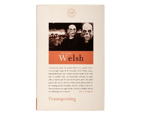 Welsh (Irvine). Trainspotting, 1st edition, London: Martin Secker &amp; Warburg, 1993, light vertical mark to final leaf and 