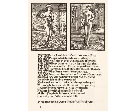 Morris (William). The Story of Cupid and Psyche, with illustrations designed by Edward Burne-Jones, mostly engraved on the wo