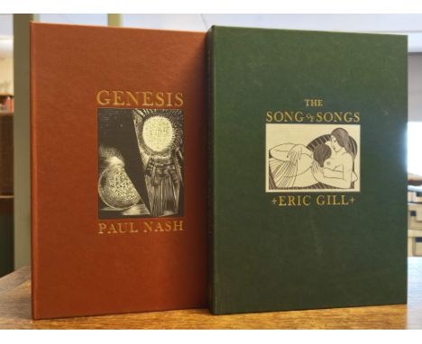 Nash (Paul, illustrator). Genesis. Twelve Woodcuts by Paul Nash with the first chapter of Genesis in the Authorised Version, 