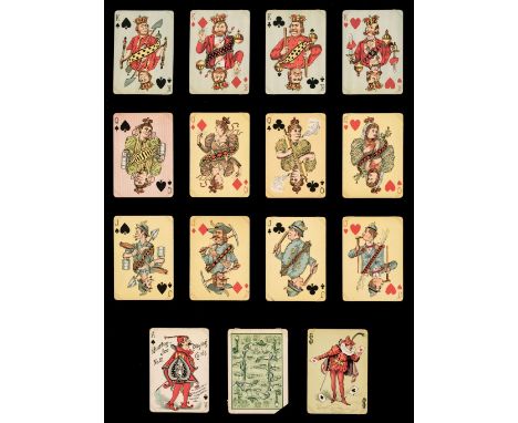 * American playing cards. Hustling Joe I (No.61), Cincinnati, United States: United States Playing Card Co., 1895, the comple