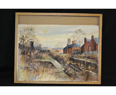 Michael Crawley (20th century)
Friars Gate Station, Derby, signed, watercolour, 34cm x 50cm