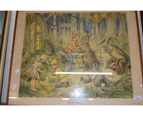 Margaret Tarrant, Woodland Hospital, coloured print