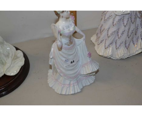 A group of three Coalport and Royal Worcester figurines