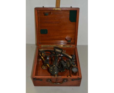 A 20th Century cased Sextant, apparently unsigned