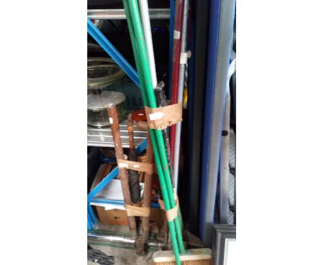 2 bundles of garden tools 