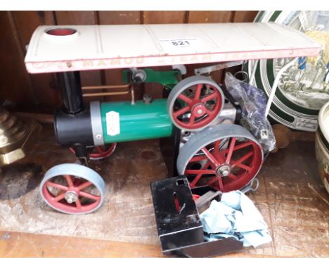 A Mamod steam traction engine 