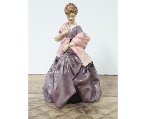A Royal Worcester figure 'First Dance' by F.G. Doughty, height 17cm. 