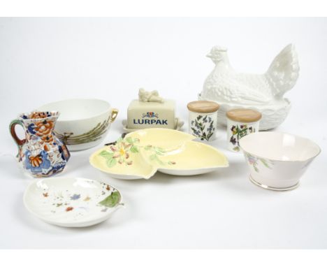 A quantity of ceramic table wares to include Portmeirion Botanic Garden by Susan Williams Ellis, together with Worcester Eves