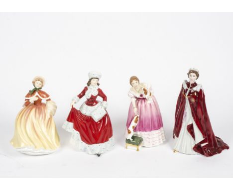 A Royal Doulton figure of Royal commemorative interest, Queen Victoria HN3125 with certificate of authenticity, together with