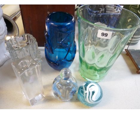 Collection of Art Glassware inc. Blenko, Whitefriars etc 