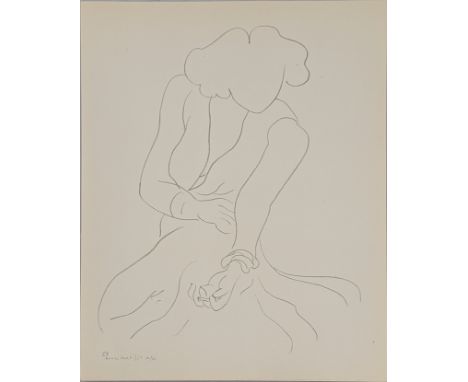 Henri Matisse (French, 1869-1954), Dancing Lady (E3), chromo lithograph, signed within the plate, unframed, H.32cm W.24.5cm
