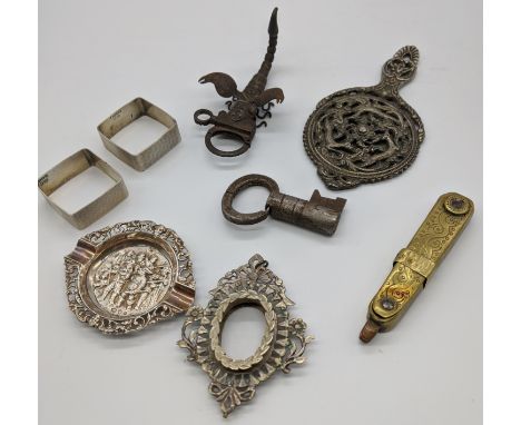 A Collection of Miscellaneous Silver and other Metal Items
