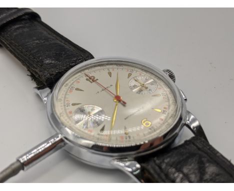 1960s SPY Protona DBP minifon. A rare wrist worn wire tap microphone pick up designed as a watch, probably MI5 issued, stainl