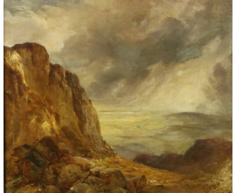 Henry O?Neill (1798-1880)   "The Hill of Faughart, Co. Louth,"&nbsp; O.O.C., c. 1871,&nbsp;Signed&nbsp; and inscribed lower l