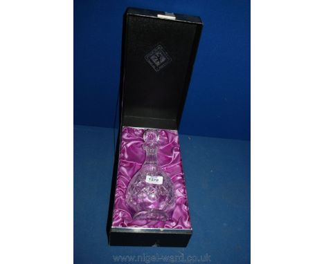 A boxed Edinburgh Crystal Decanter.