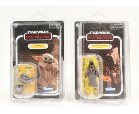 Star Wars - The Mandalorian - x2 2021 Hasbro made Kenner MOC carded action figures from the Disney series. 'Grogu (The Razor 